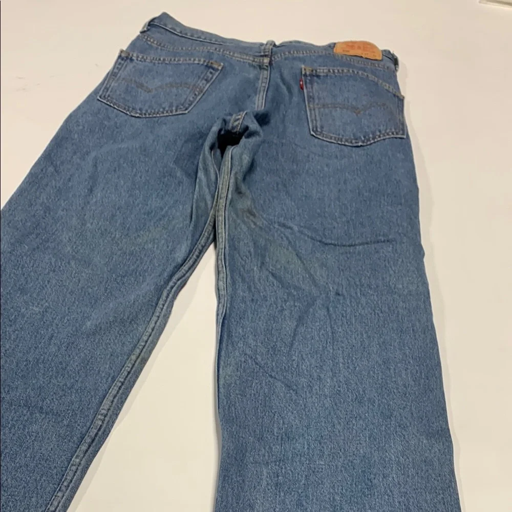 Levi's Relaxed Fit Blue Denim Jeans 34x32 Jeans 0537‎
